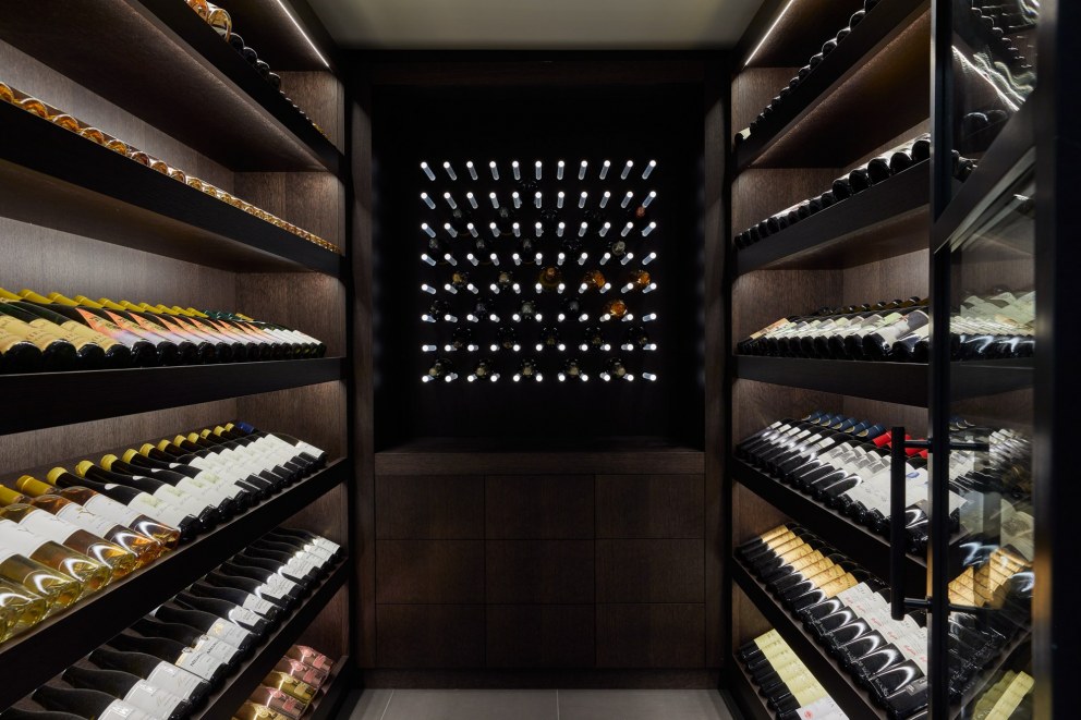 Contemporary Surrrey Family Home  | Wine Room | Interior Designers